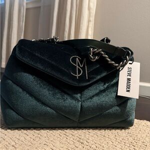 Steve Madden velvet pineQuilted Women's Bag